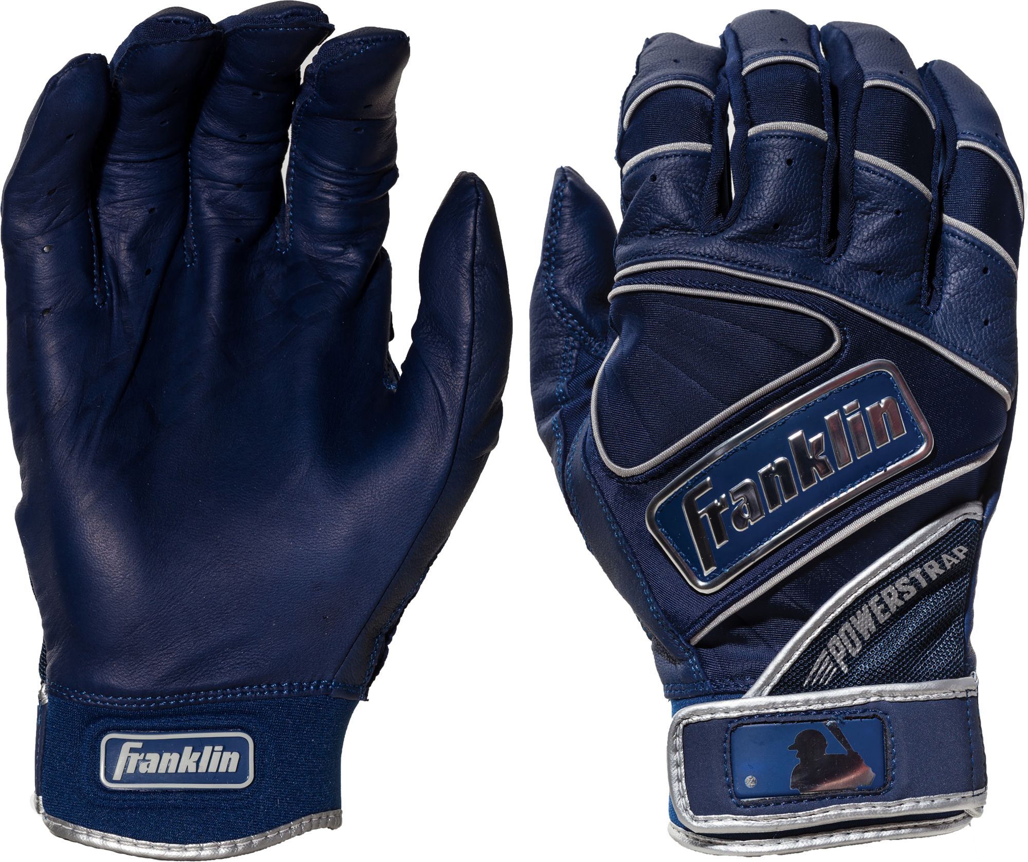 navy and gold batting gloves