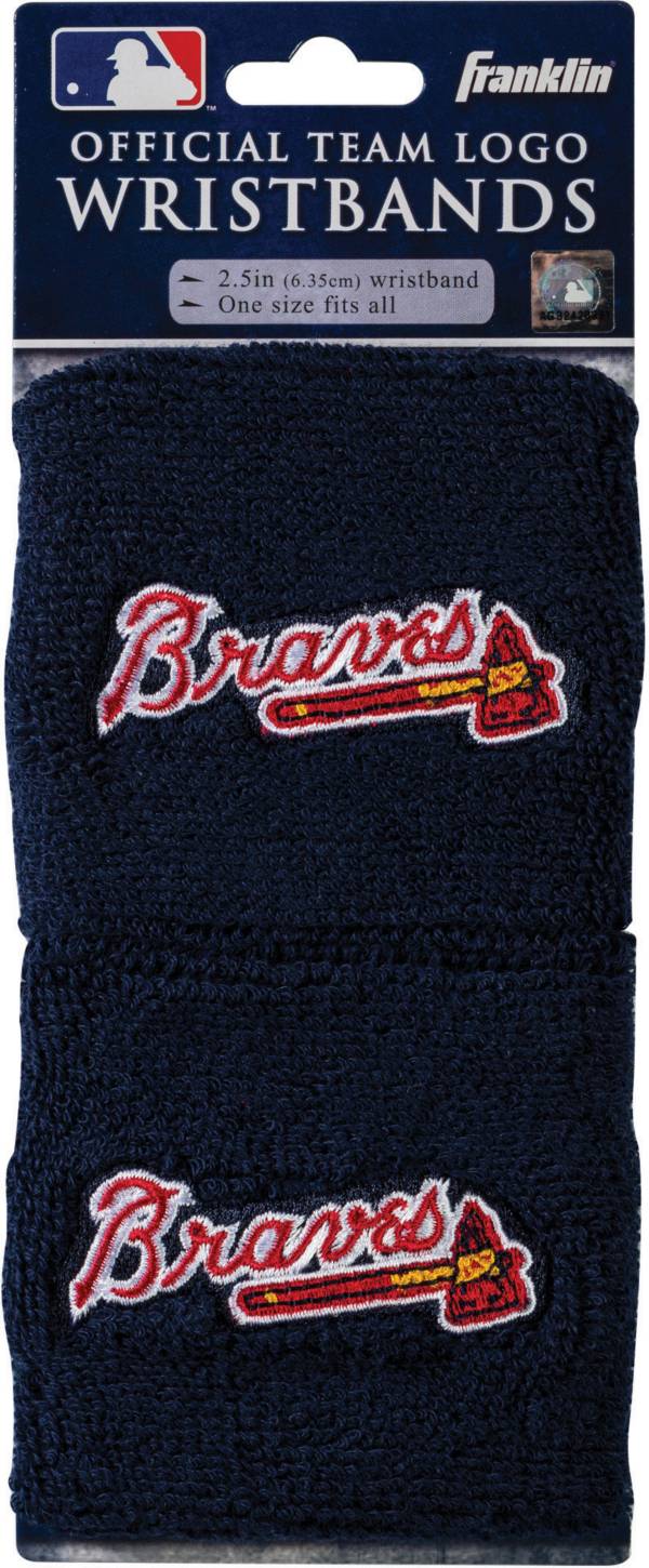 Franklin Atlanta Braves Embroidered Wristbands Dick's Sporting Goods