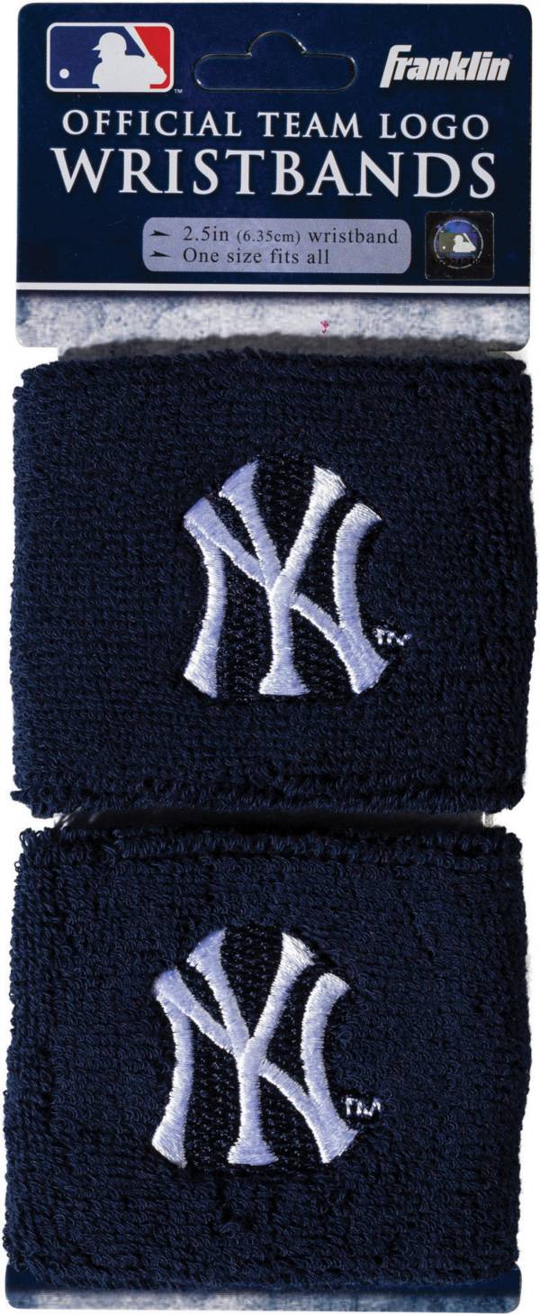 Franklin New York Yankees Embroidered Wristbands Dick's Sporting Goods
