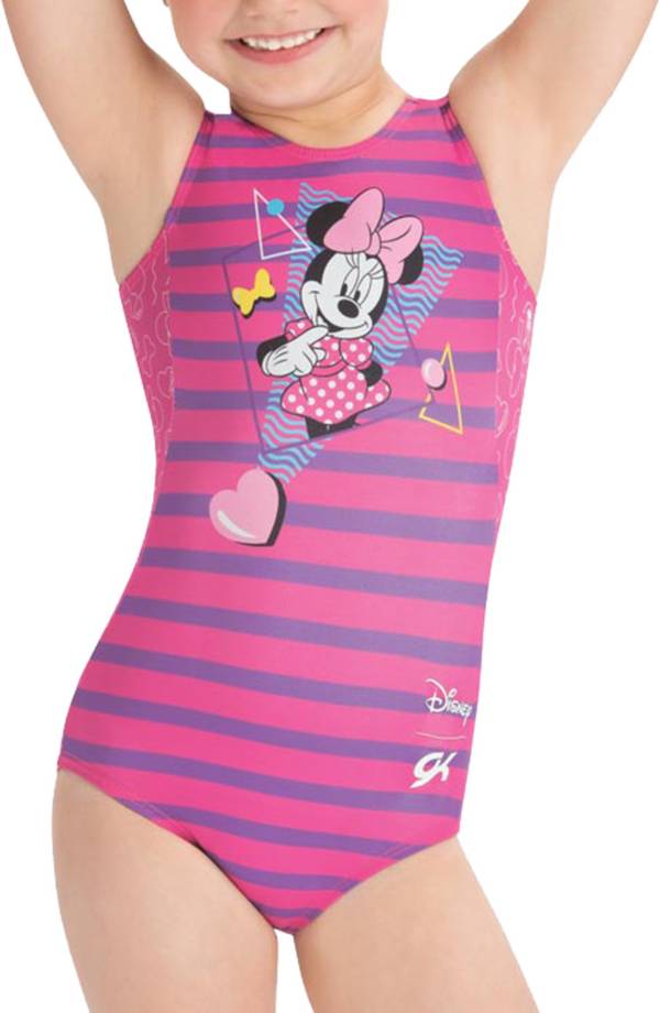 GK Elite Youth Disney Minnie Mouse Retro Gymnastics Leotard