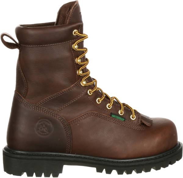 Georgia Boot Men's Lace-to-Toe EH Waterproof Steel Toe Work Boots