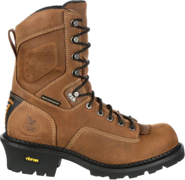 Georgia Boot Men's ComfortCore Logger EH Waterproof Composite Toe Work Boots