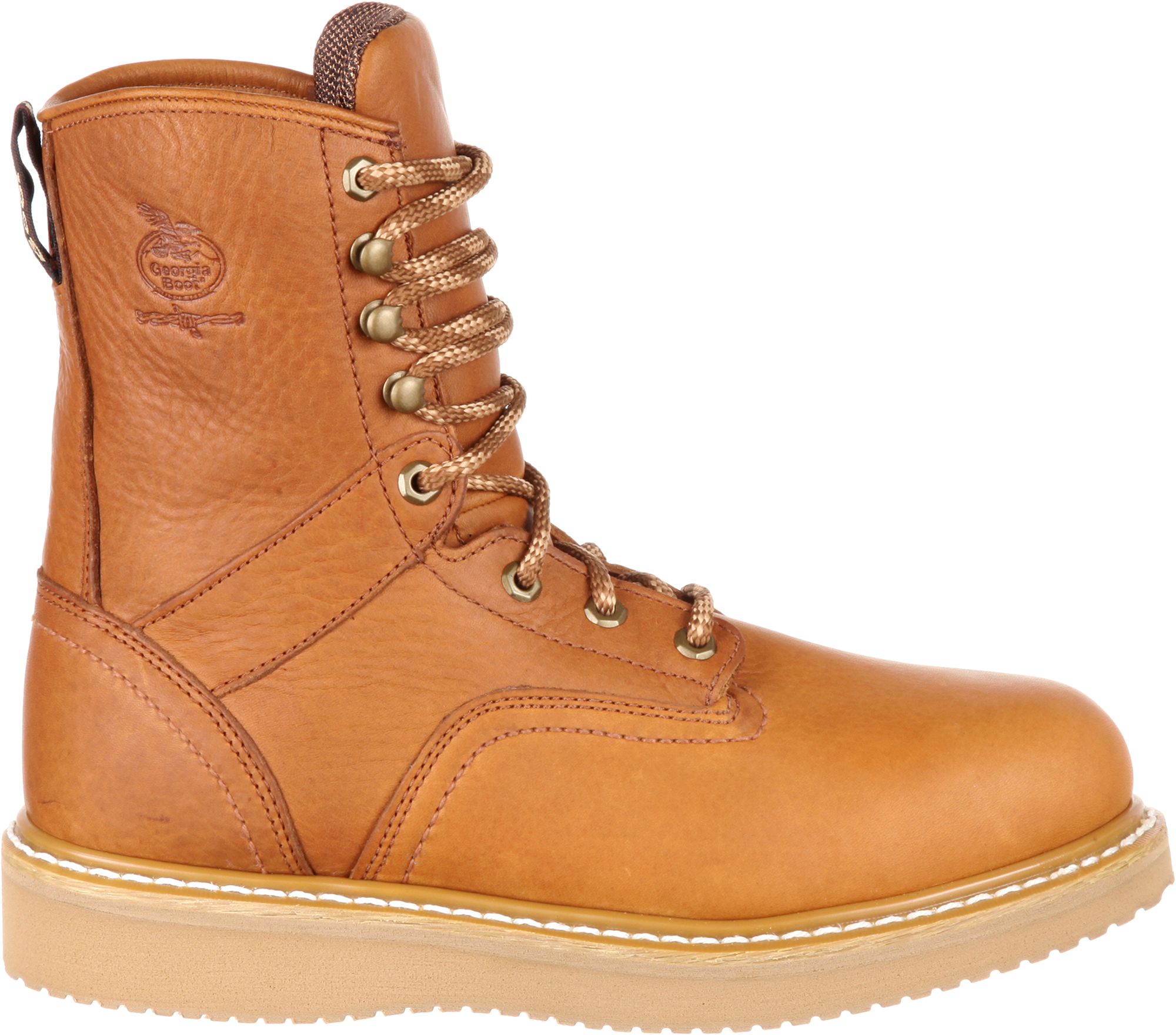 wedge steel toe work boots