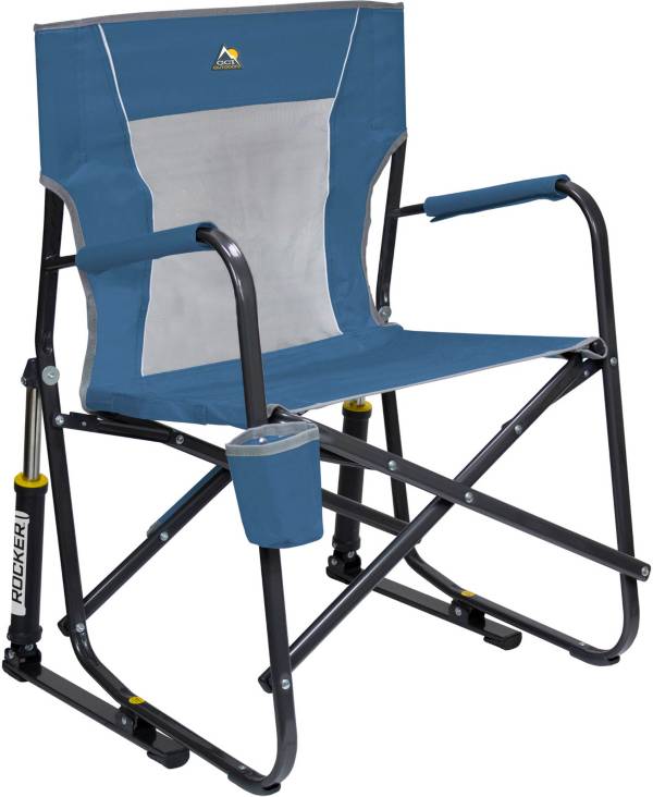 GCI Outdoor Freestyle Rocker XL Portable Folding Rocking Chair, Outdoor  Camping Chair With Side Table
