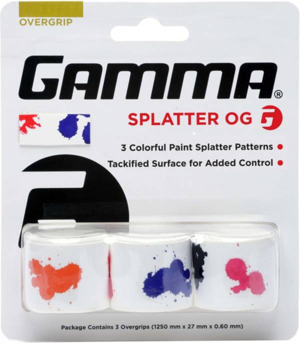 GAMMA Splatter Overgrips - 3 Pack