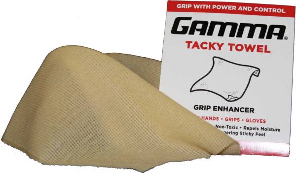 Gamma Tacky Towel Grip Traction Enhancer - Ideal for Tennis, Golf,  Baseball, Football, Softball, or Basketball 8.00 x 5.00