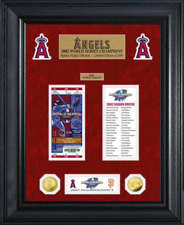 Highland Mint Los Angeles Angels World Series Deluxe Gold Coin & Ticket Collection product image
