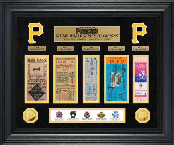 Highland Mint Pittsburgh Pirates World Series Deluxe Gold Coin & Ticket Collection product image