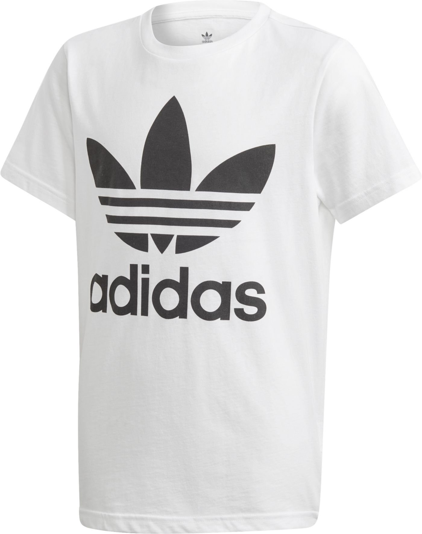 Rare!!! Adidas Crop Top store T-Shirt Big Logo Adidas Trefoil White Shirt Sportwear hip hop swag Basketball