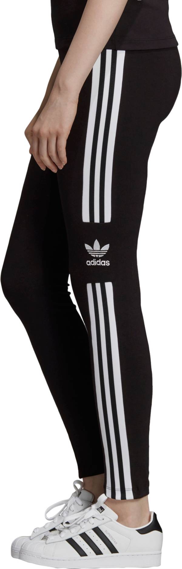 adidas Women's Black/Multicolor Originals Adicolor 3D Trefoil Leggings -  Hibbett