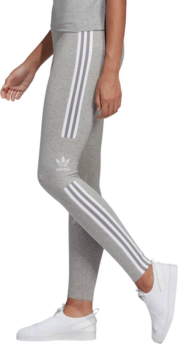 adidas Originals Women's DOUBLE TREFOIL LEGGINGS AJ8153 Black UK10 - US  SMALL