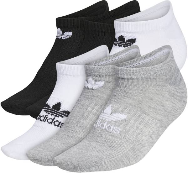 adidas Thin and Light Ankle Socks 3 Pairs - Grey
