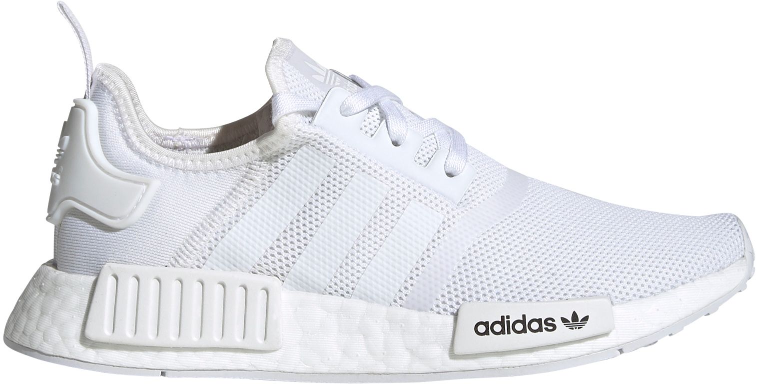 all white adidas grade school