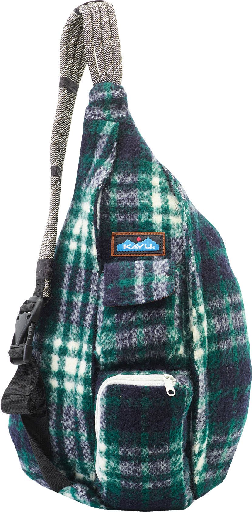 plaid kavu rope bag