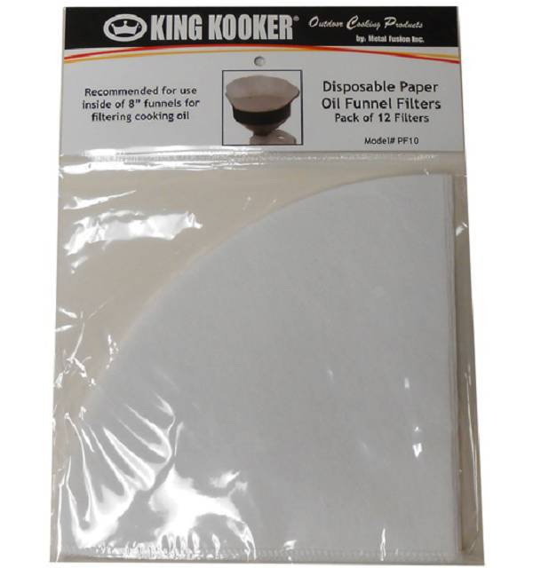King Kooker Disposable Paper Oil Funnel Filters product image