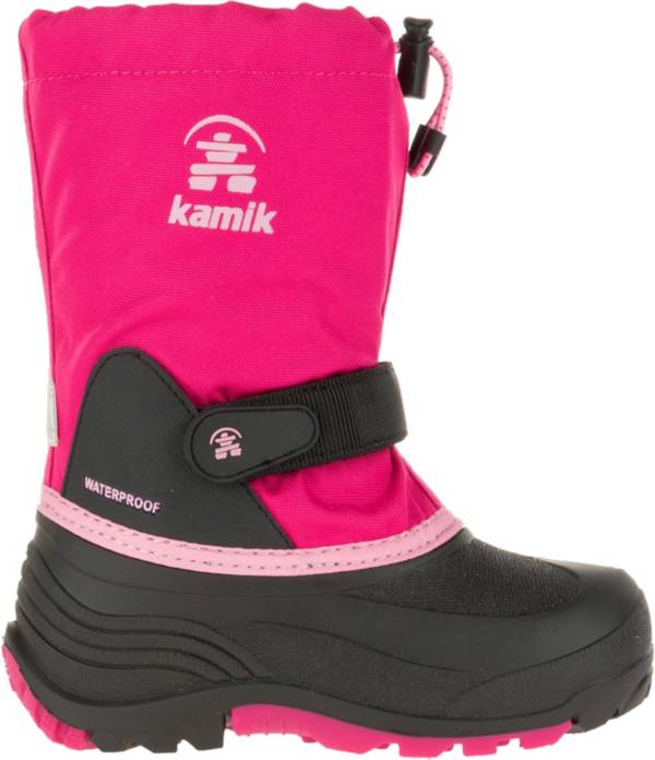 Kamik Kids' WaterbugW Insulated Waterproof Wide Winter Boots