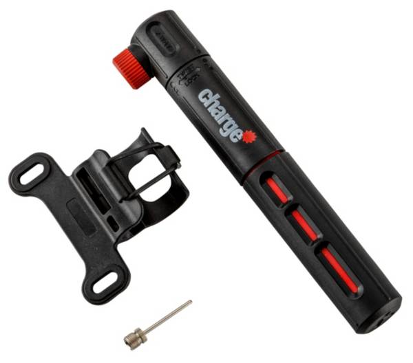 Pocket outlet bike pump