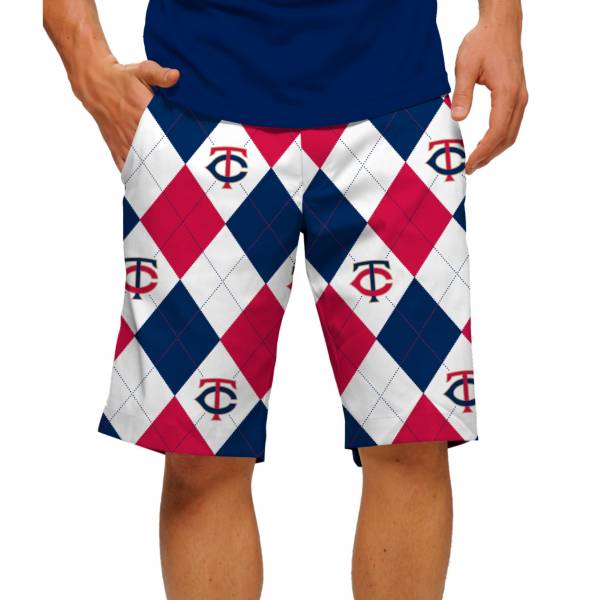 Loudmouth Men's Minnesota Twins Golf Shorts