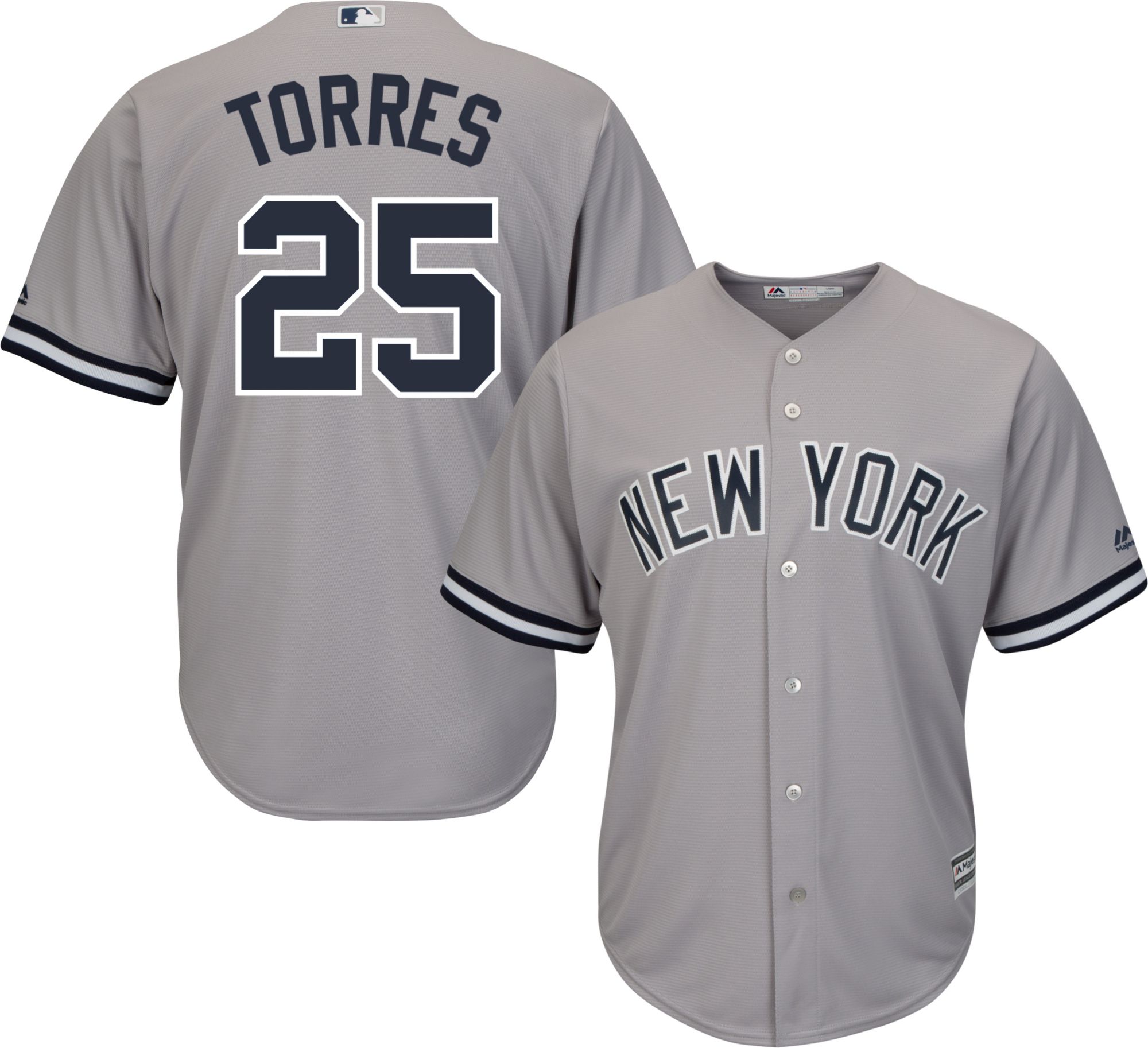 yankees jersey no name on back