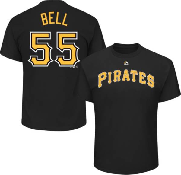 Majestic Youth Pittsburgh Pirates Josh Bell Black T-Shirt