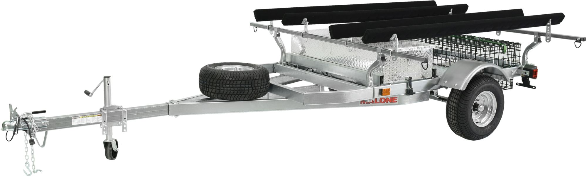 Malone Auto Racks MegaSport 2-Boat Bunk Style Trailer Set with Storage product image