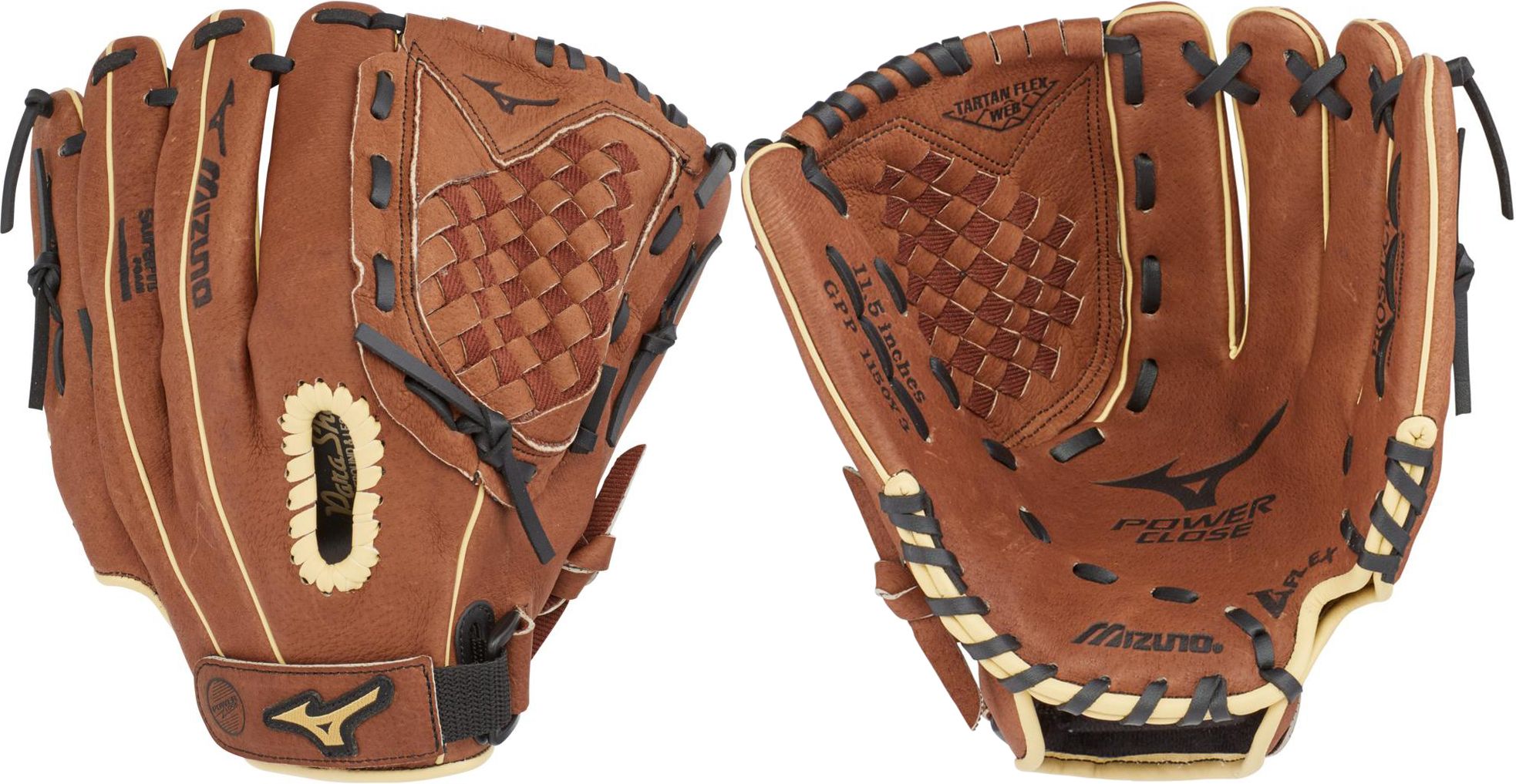 mizuno prospect powerclose youth baseball glove series