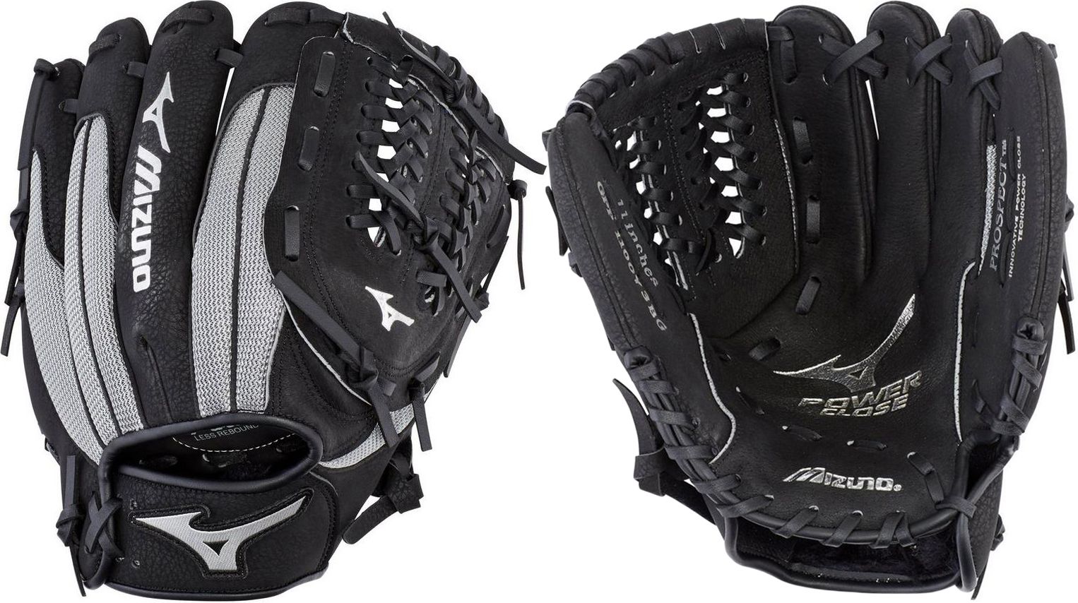 mizuno prospect powerclose youth baseball glove series