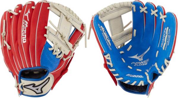 Mizuno blue cheap and red glove