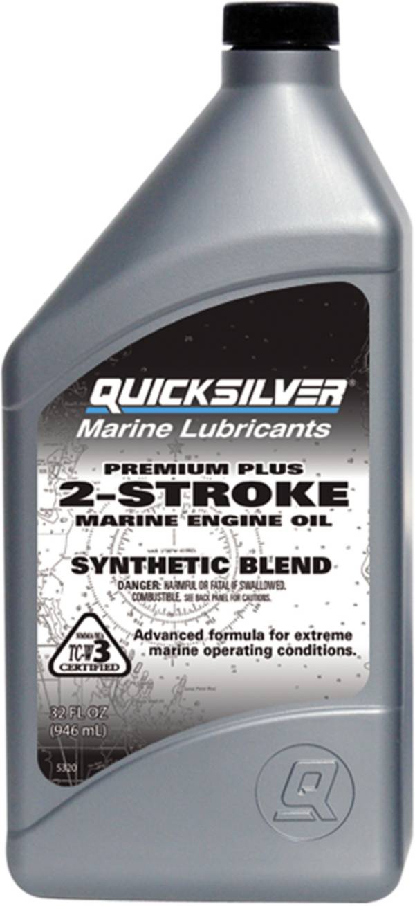 Mercury Quicksilver Premium Plus 2-Stroke Outboard Oil – Quart product image