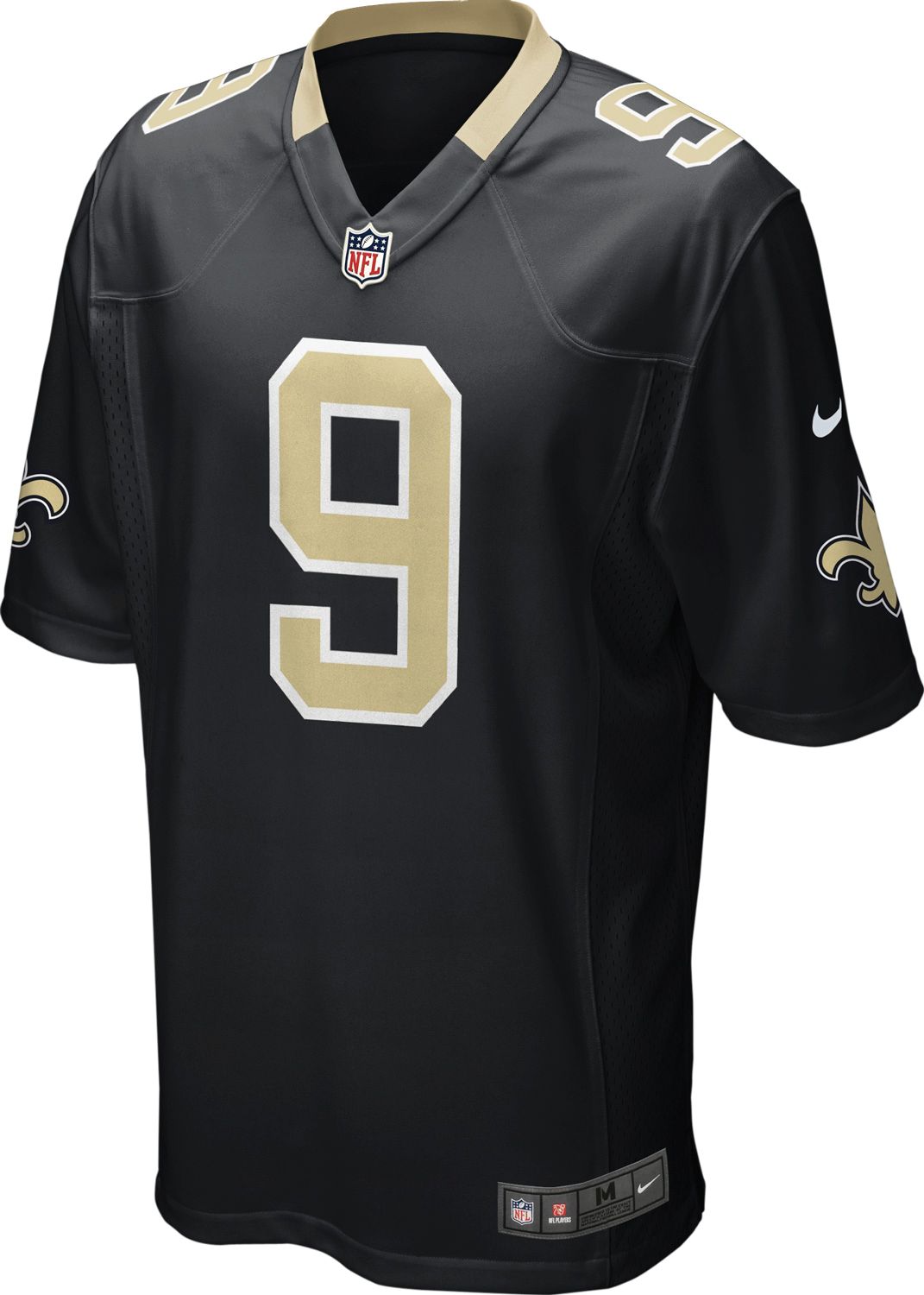 Nike Youth New Orleans Saints Drew Brees #9 Black Game Jersey product image