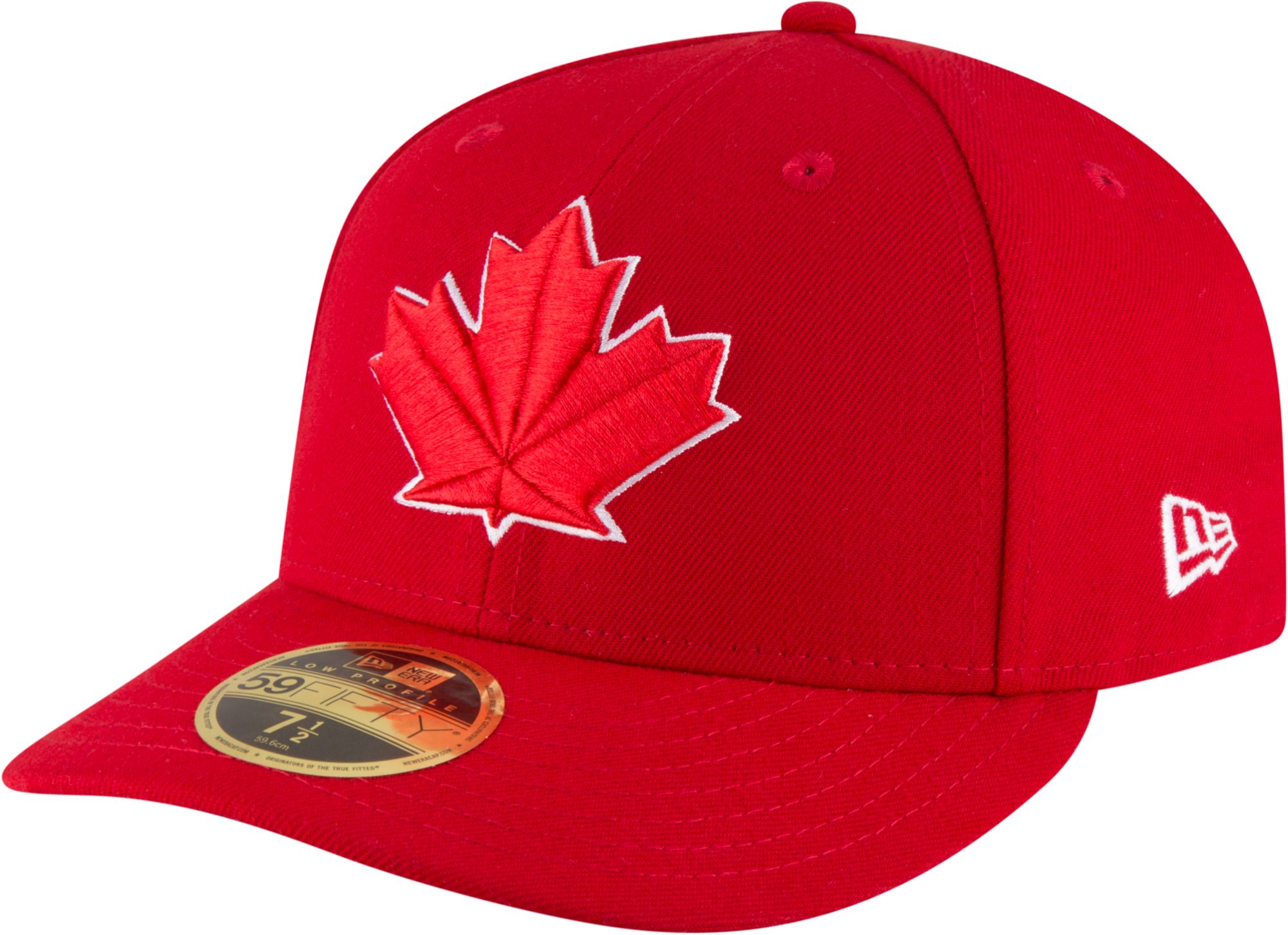 Black Blue Jays Hat With Red Maple Leaf Off 51