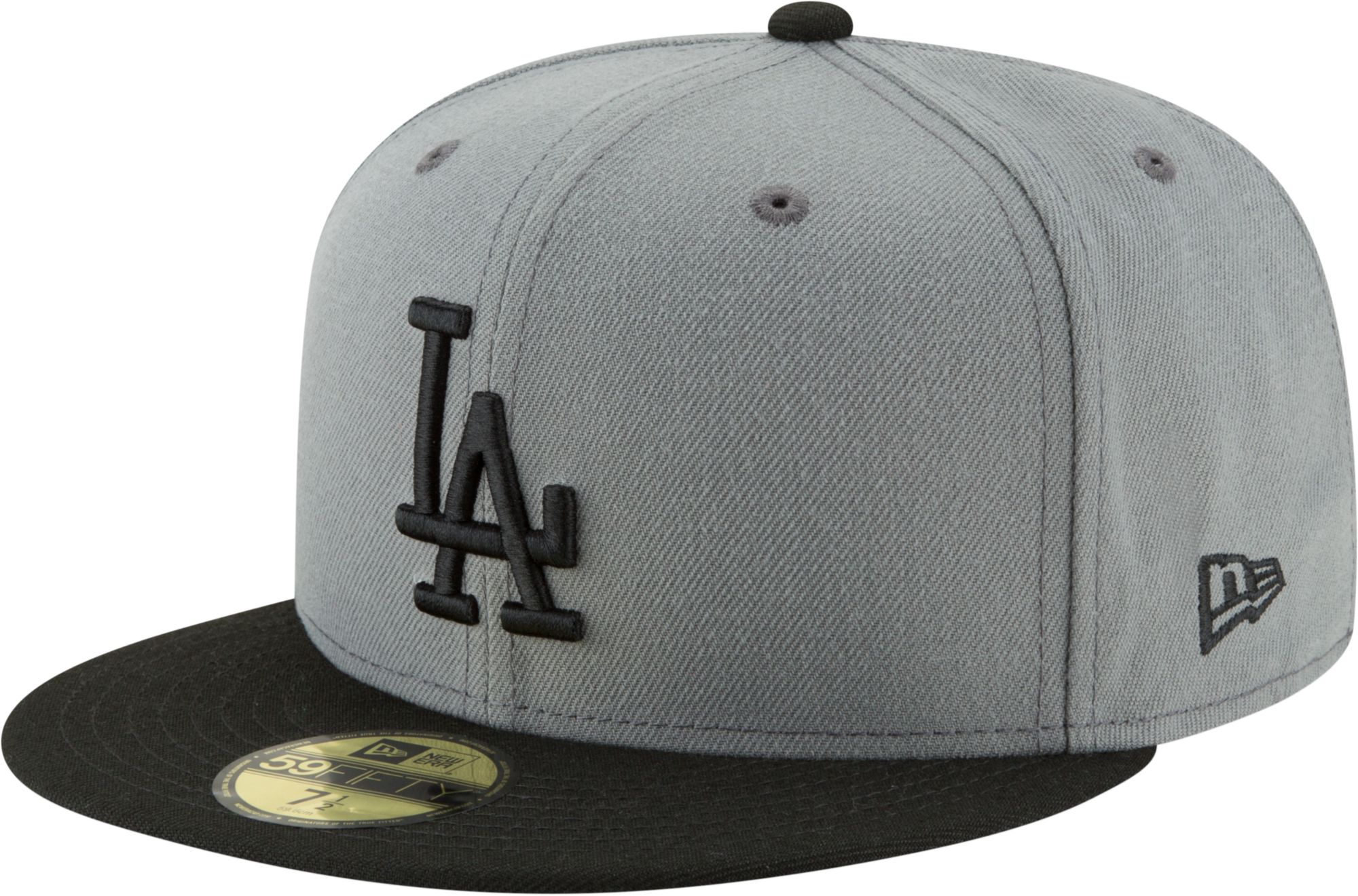 New Era Adult Los Angeles Dodgers 59Fifty Basic Grey Fitted Hat product image