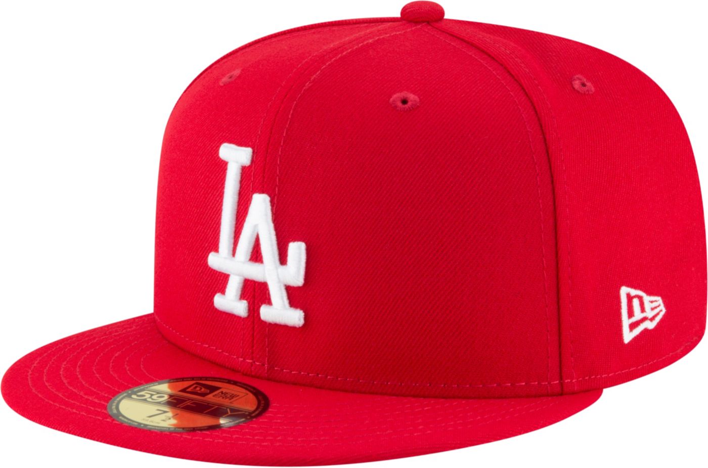 Red la dodgers hat on sale