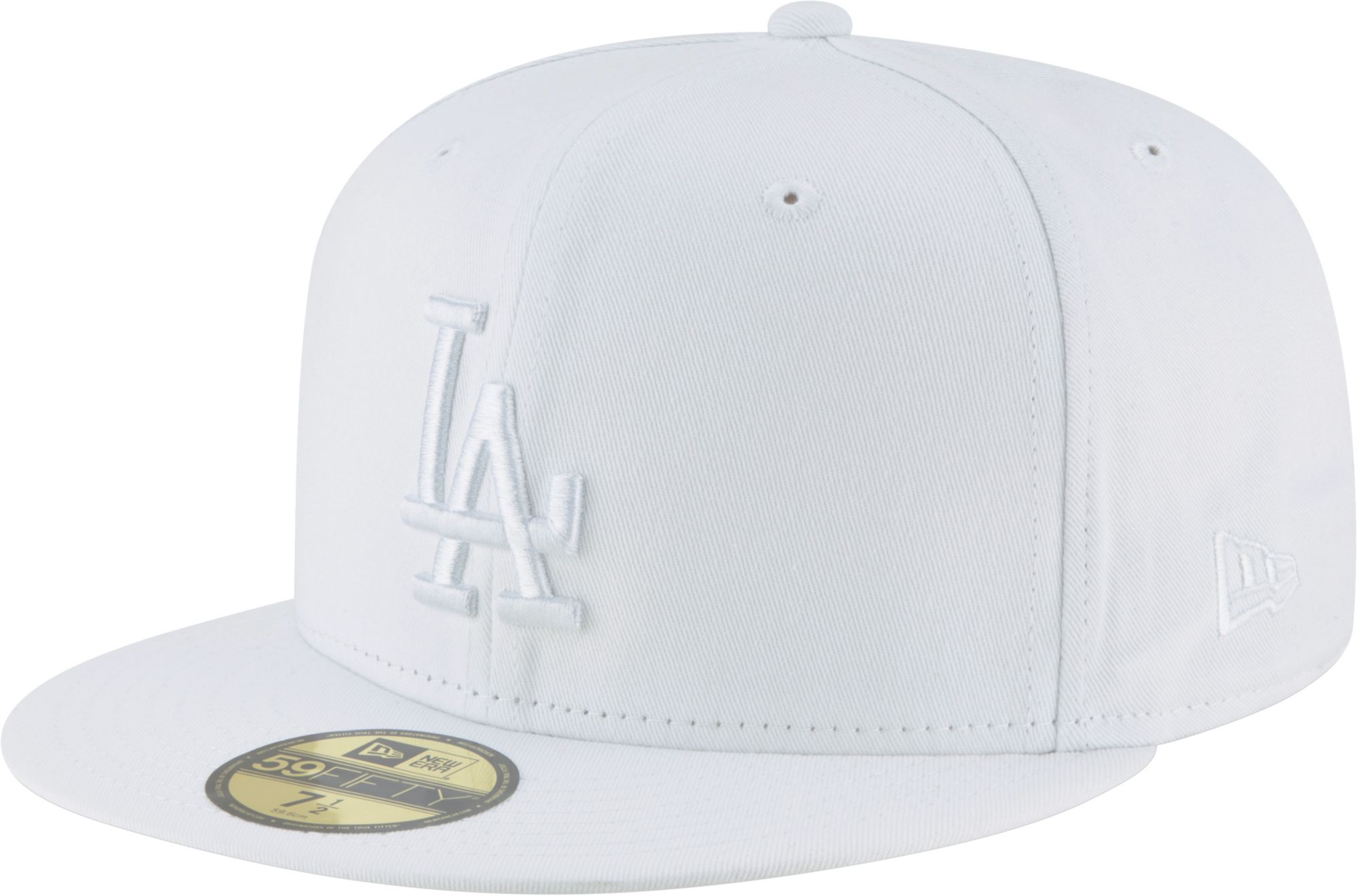 New Era Adult Los Angeles Dodgers 59Fifty Basic White Fitted Hat product image