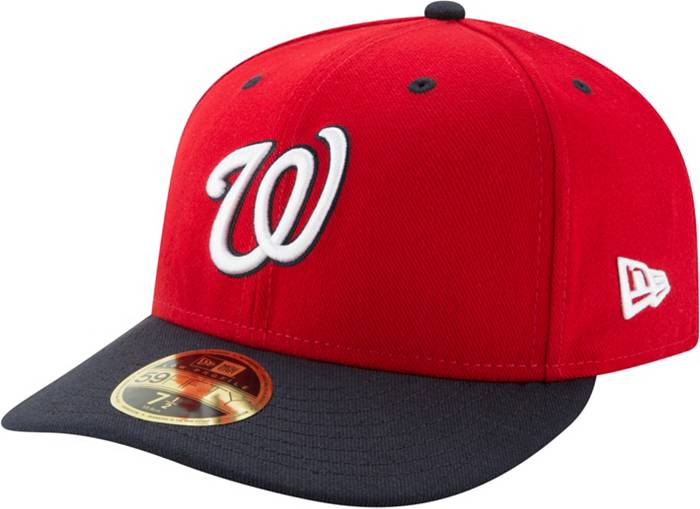 New Era Men's Washington Nationals 59Fifty Alternate Navy Low Crown Fitted  Hat