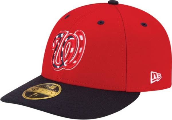 New Era Men's Washington Nationals 59Fifty Alternate Red Low Crown Fitted Hat product image