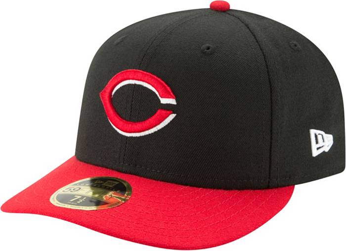 Men's New Era Black Cincinnati Reds Jersey 59FIFTY Fitted Hat
