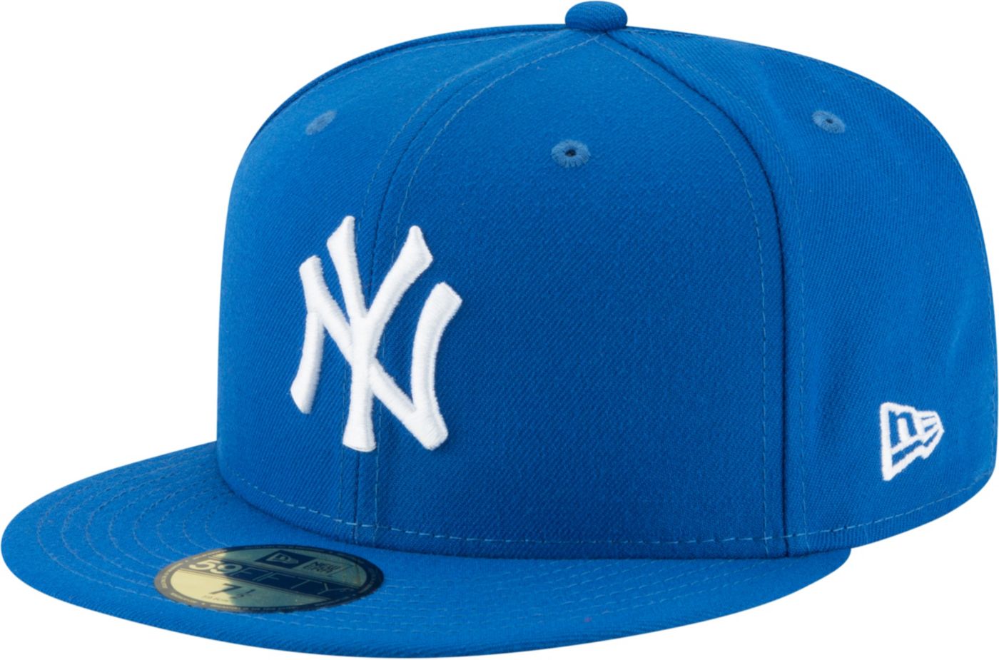 New Era Adult New York Yankees 59Fifty Basic Royal Fitted Hat Dick s Sporting Goods