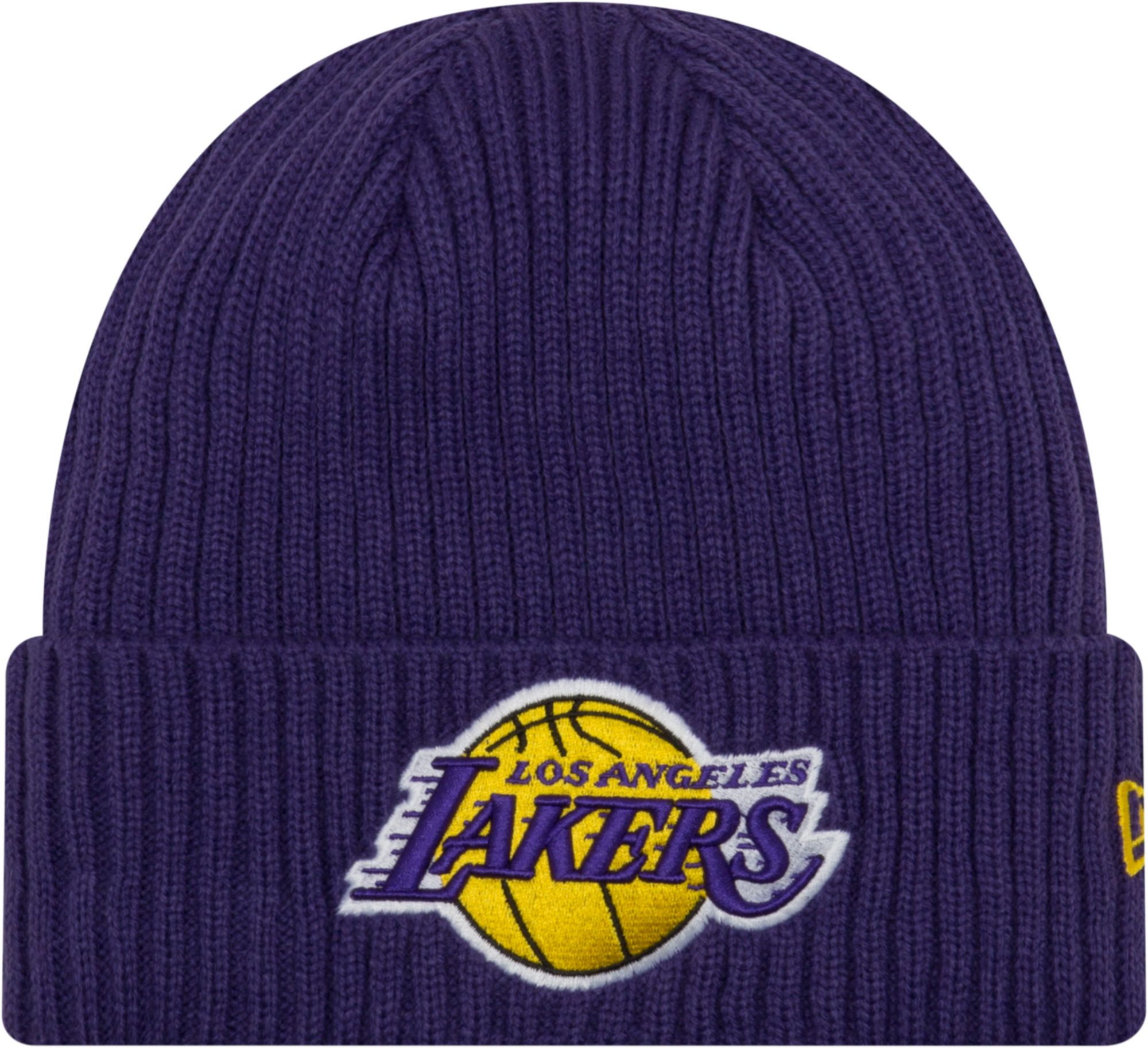 lakers new era beanie