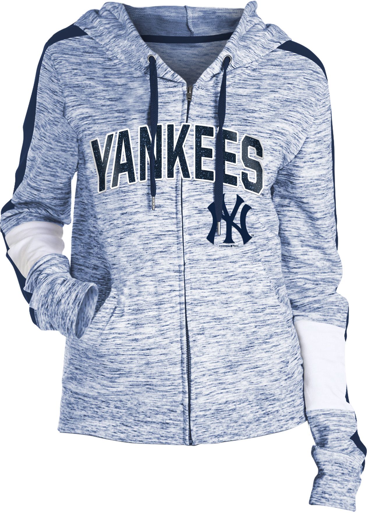 yankees zip hoodie