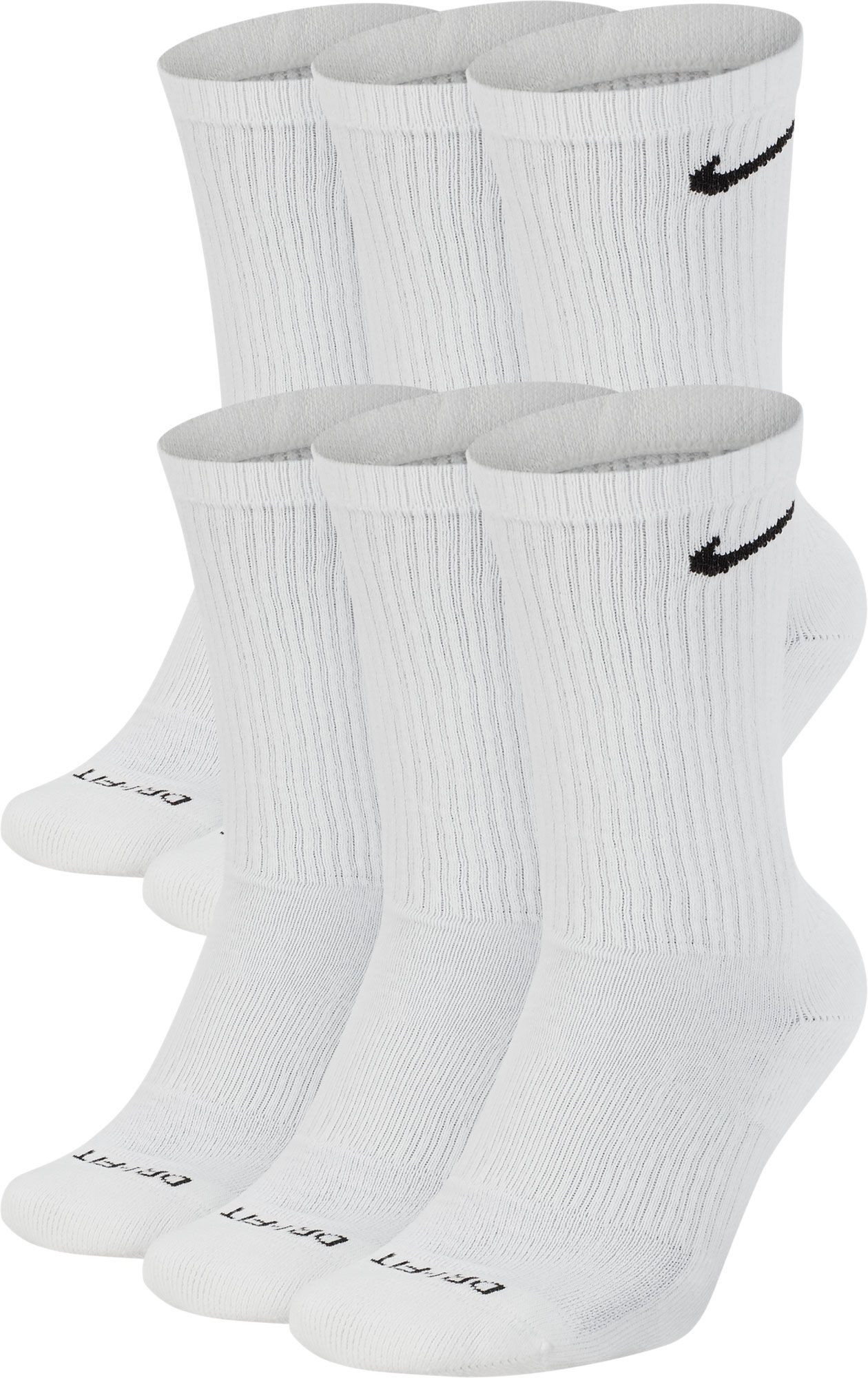 nike crew white socks