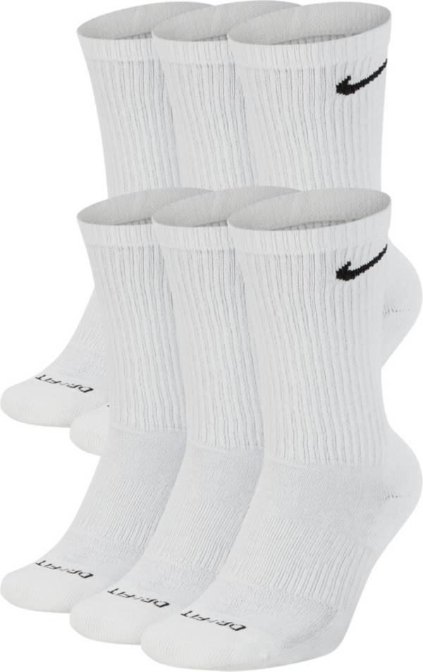 Nike Dri-FIT Everyday Plus Cushion Training Crew Socks - 6 Pack | Free ...