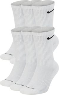 Nike Dri Fit Everyday Plus Cushion Training Crew Socks 6 Pack Free Curbside Pick Up At Dick S