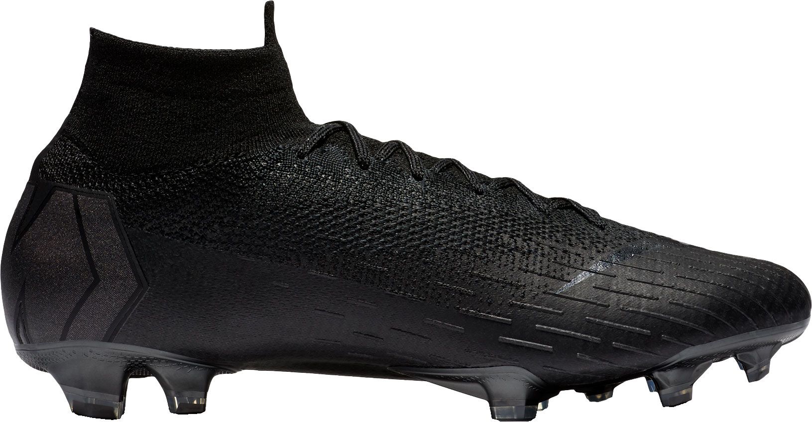 black soccer cleats