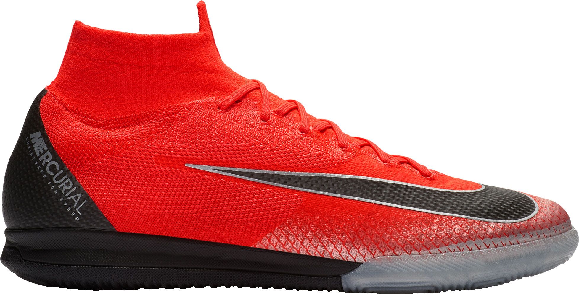 nike red indoor soccer shoes