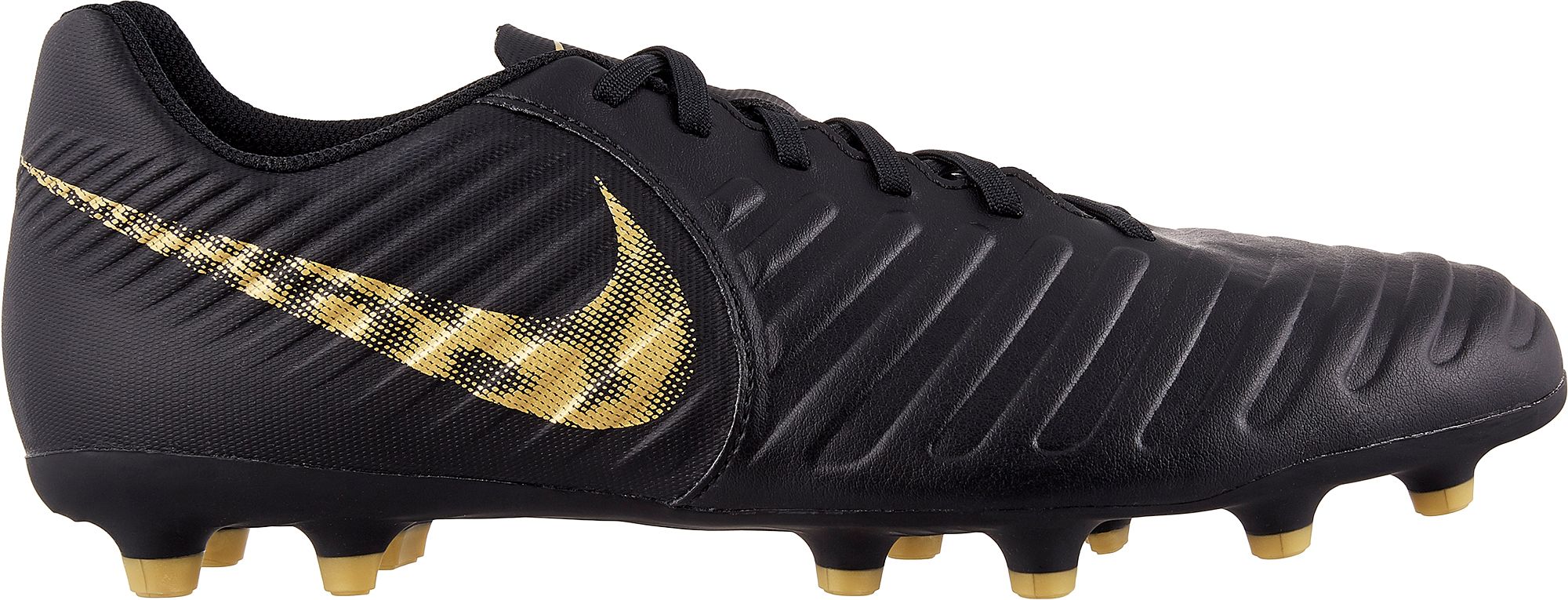 gold and black nike cleats