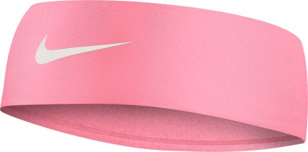 Nike Girl/'s Fury Headband 2.0 Racer Pink//White Youth