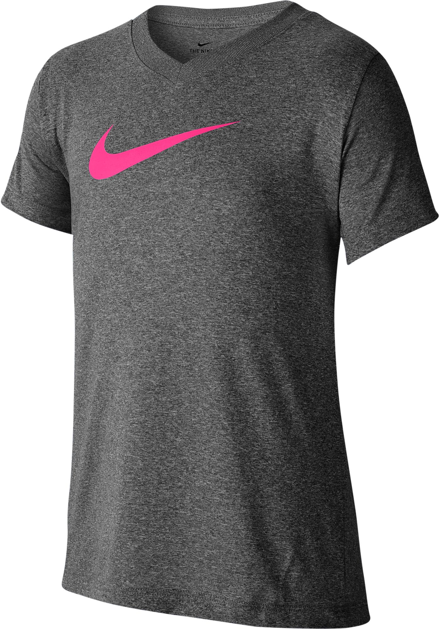 Nike Girls' Dry Legend V-Neck Tee 1