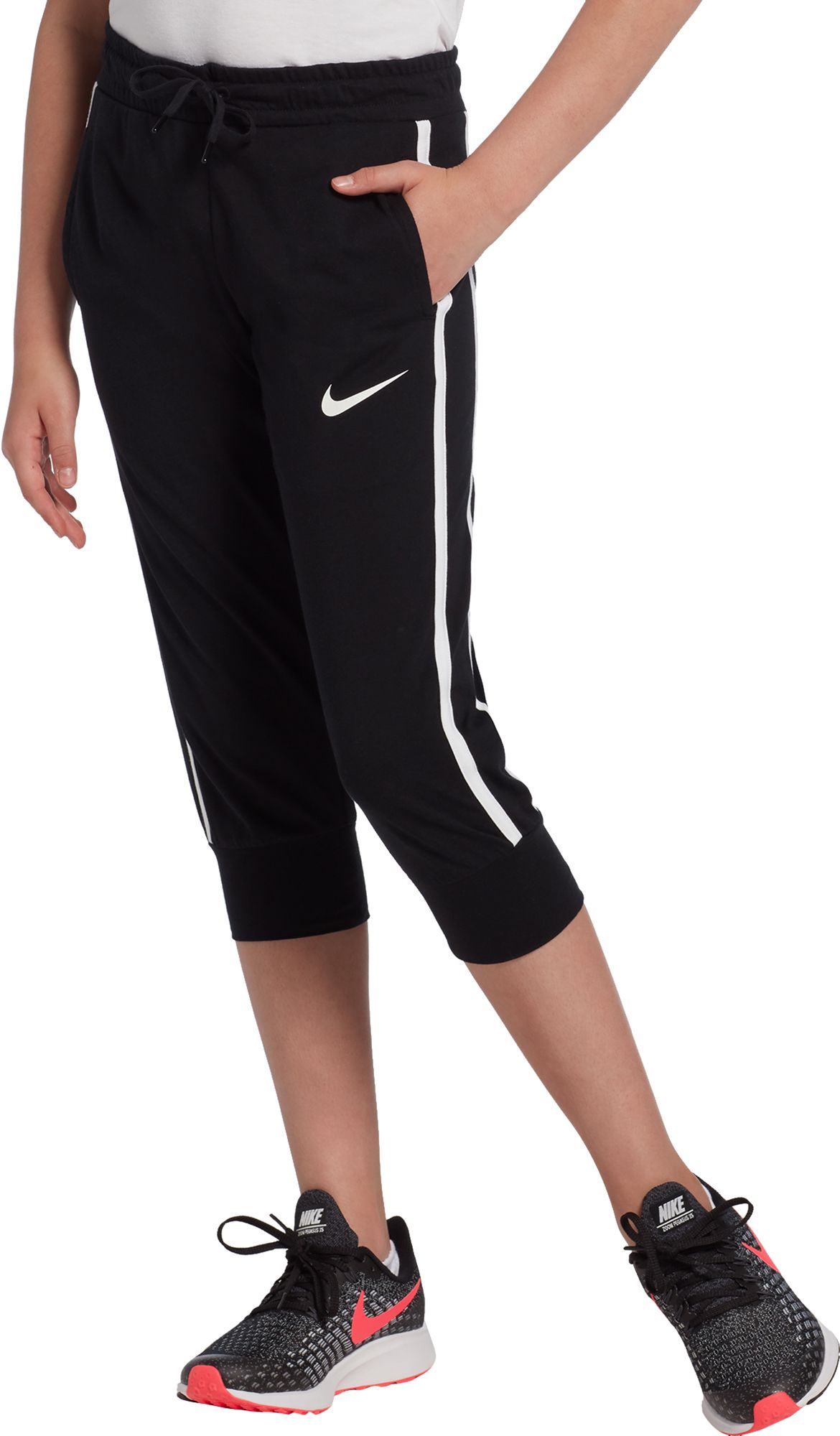 nike cotton capris