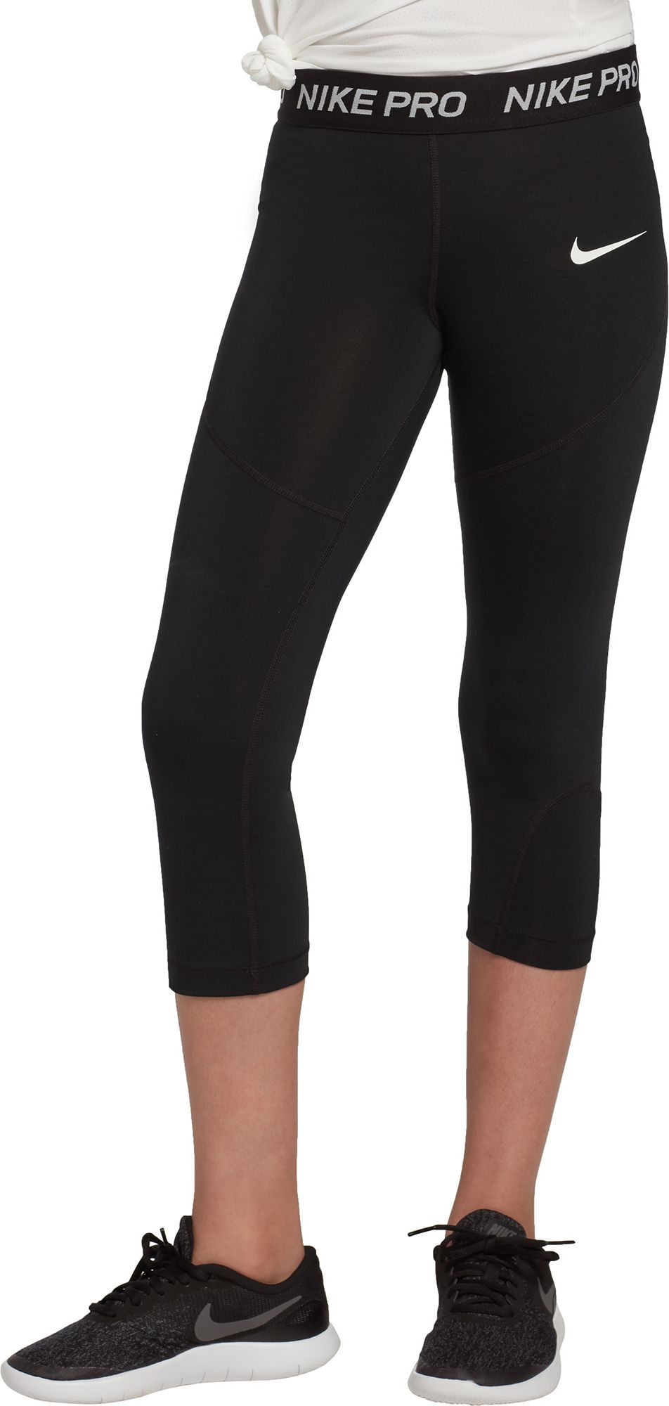 nike pro dri fit capri leggings